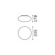 IdealLux-135250 - Bubble - Matt White Ceiling Lamp IP44