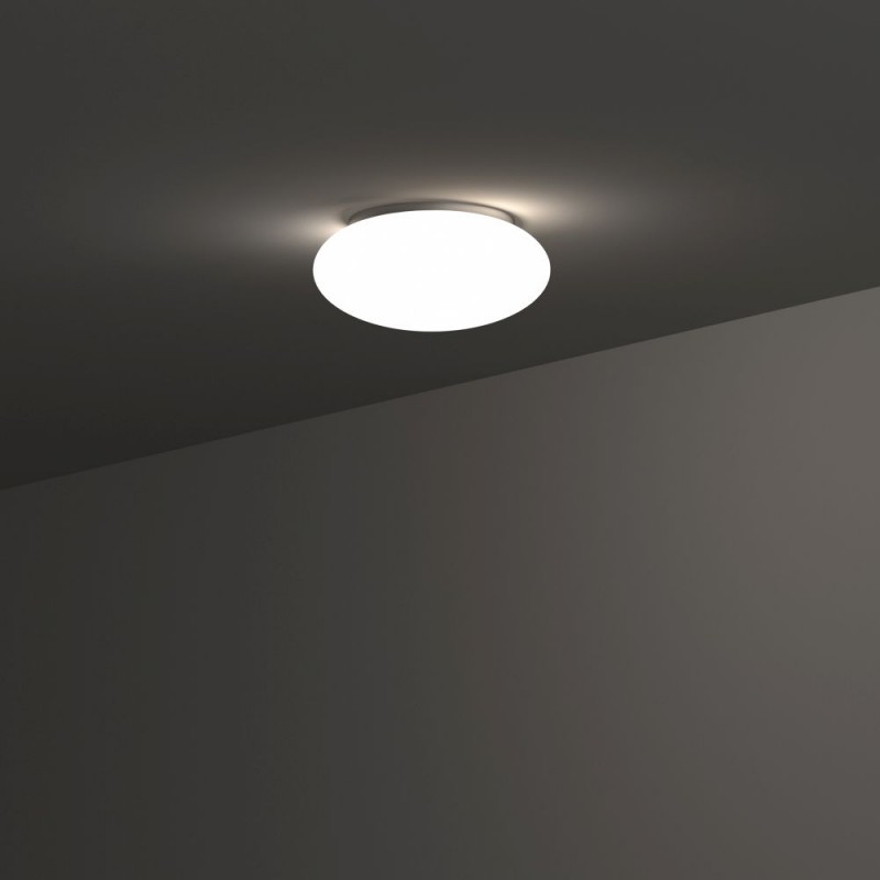 IdealLux-135250 - Bubble - Matt White Ceiling Lamp IP44