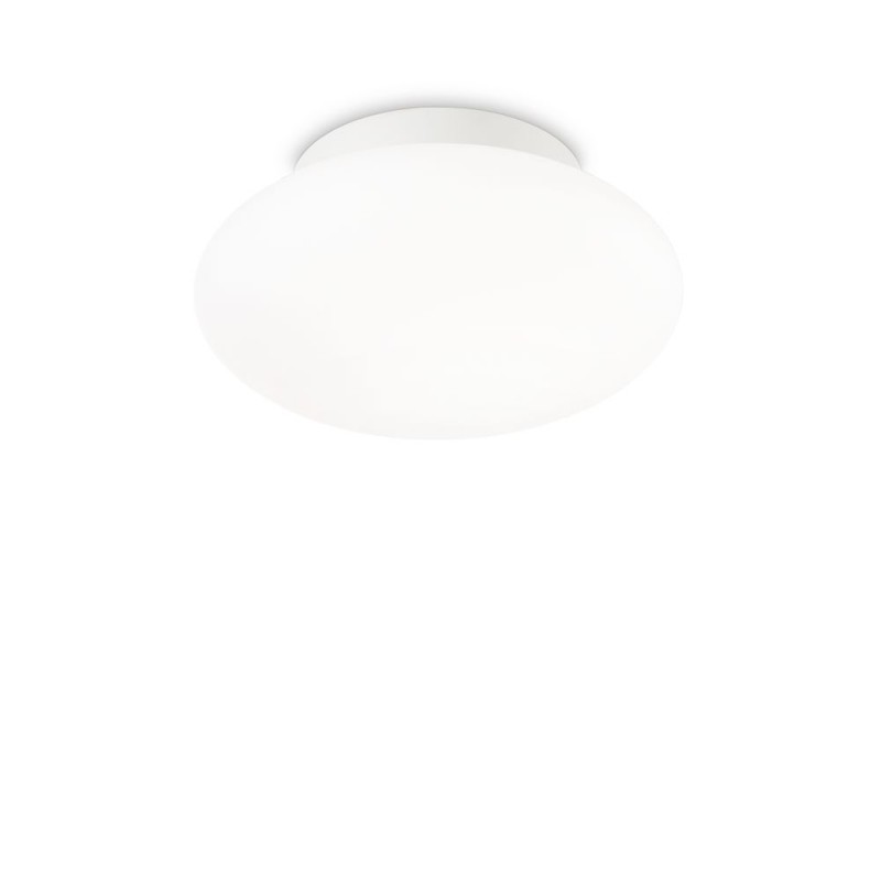 IdealLux-135250 - Bubble - Matt White Ceiling Lamp IP44