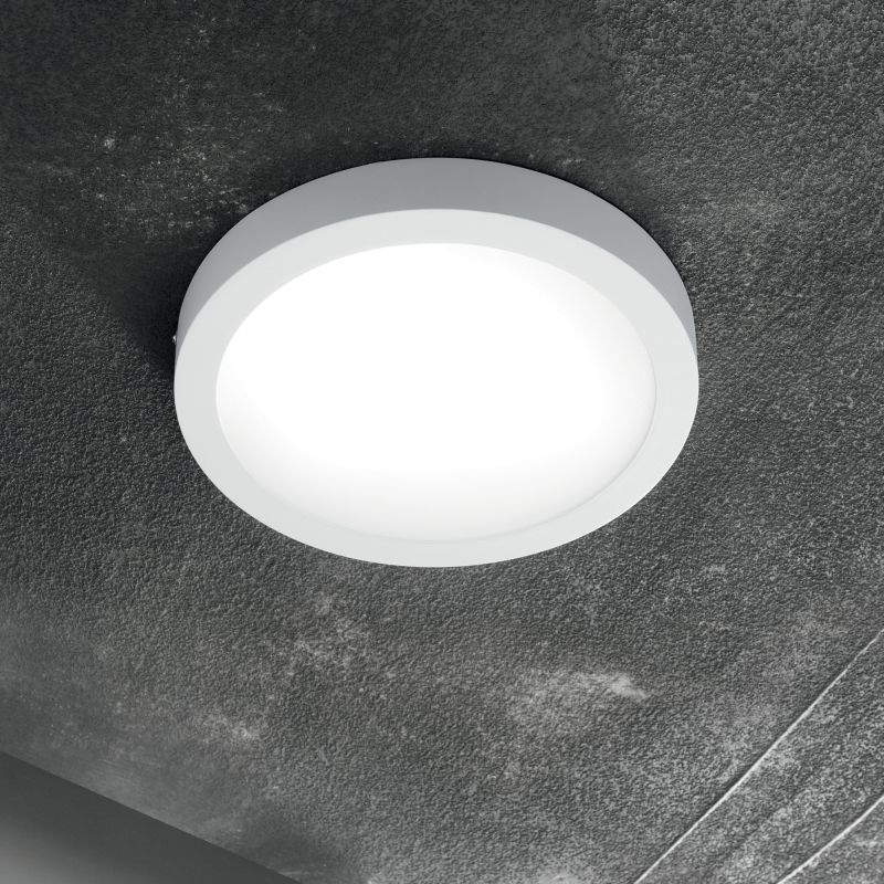 IdealLux-138602 - Universal - White LED Ceiling Lamp Ø 22.5 cm