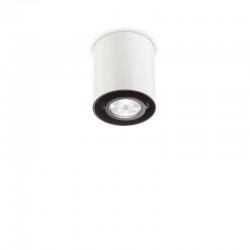 Mood - Surface-Mounted White Adjustable Spotlight Ø 9 cm