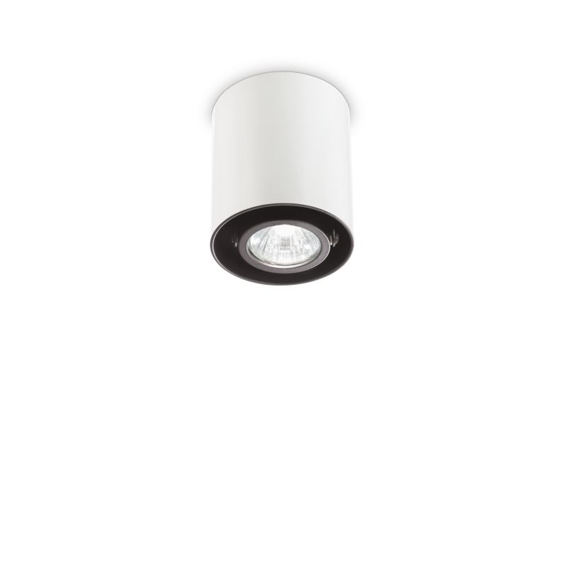 IdealLux-140841 - Mood - Surface-Mounted White Adjustable Spotlight Ø 9 cm