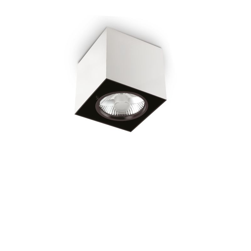 IdealLux-140902 - Mood - Surface-Mounted White Adjustable Spotlight Ø 9 cm