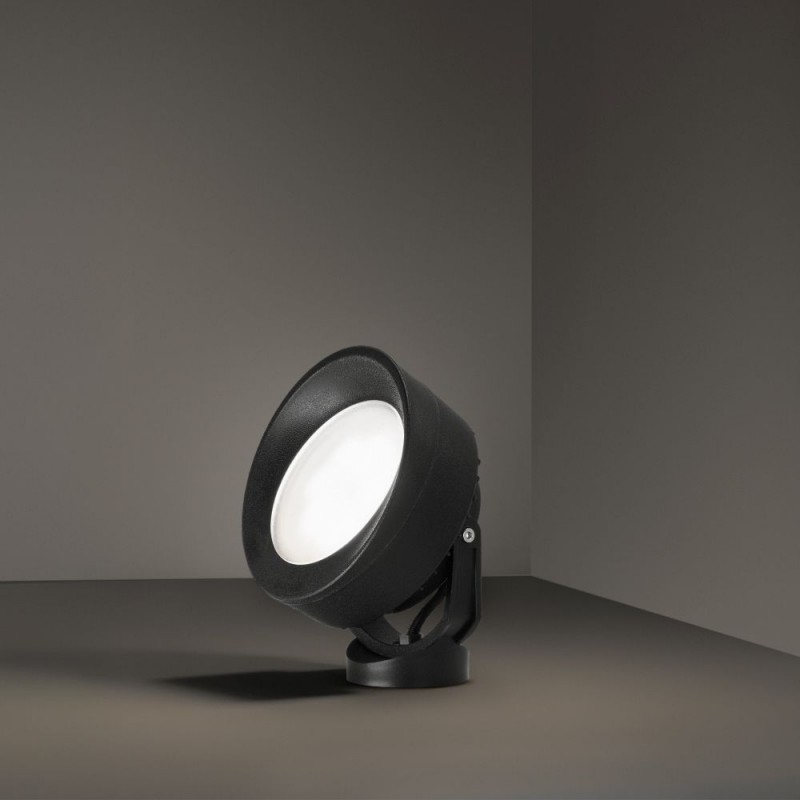 IdealLux-145358 - Litio - IP66 Black CCT Spike Spot