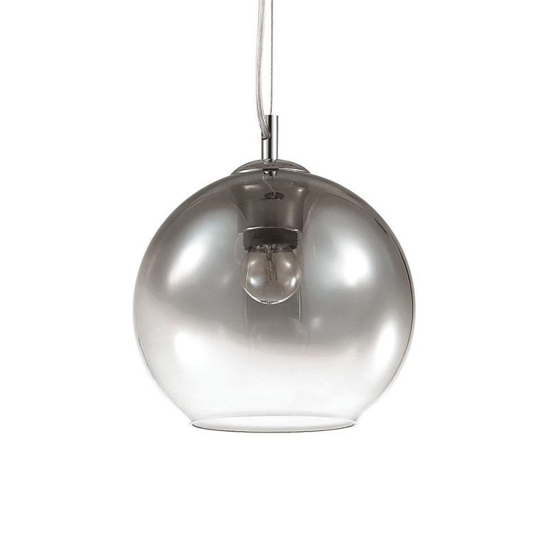IdealLux-149585 - Nemo - Chrome Pendant with Ombre Glass Ø 20 cm