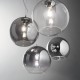 IdealLux-149592 - Nemo - Chrome Pendant with Ombre Glass Ø 30 cm