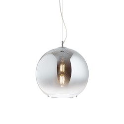 Nemo - Chrome Pendant with Ombre Glass Ø 30 cm