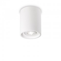 Oak - Surface-Mounted Adjustable White Gypsum Spotlight Ø 13.5 cm