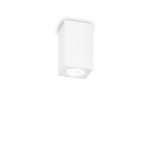 Tower - Surface-Mounted White Gypsum Spotlight Ø 7 cm Tower - Surface-Mounted White Gypsum Spotlight Ø 7 cm