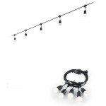 Fiesta - Outdoor Black Cable with 5 Lights