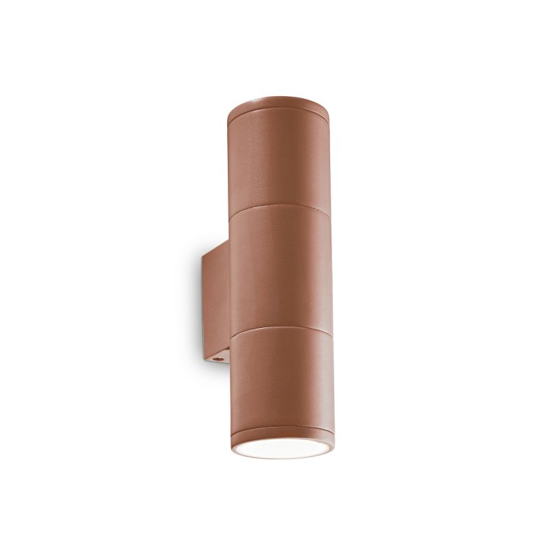 IdealLux-163635 - Gun - Outdoor Brown Up&Down Small Wall Lamp