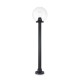 Outdoor - Classic Globe - Outdoor Clear Globe & Black Big Post IdealLux-187532 - Classic Globe - Outdoor Clear Globe & Black Big Post