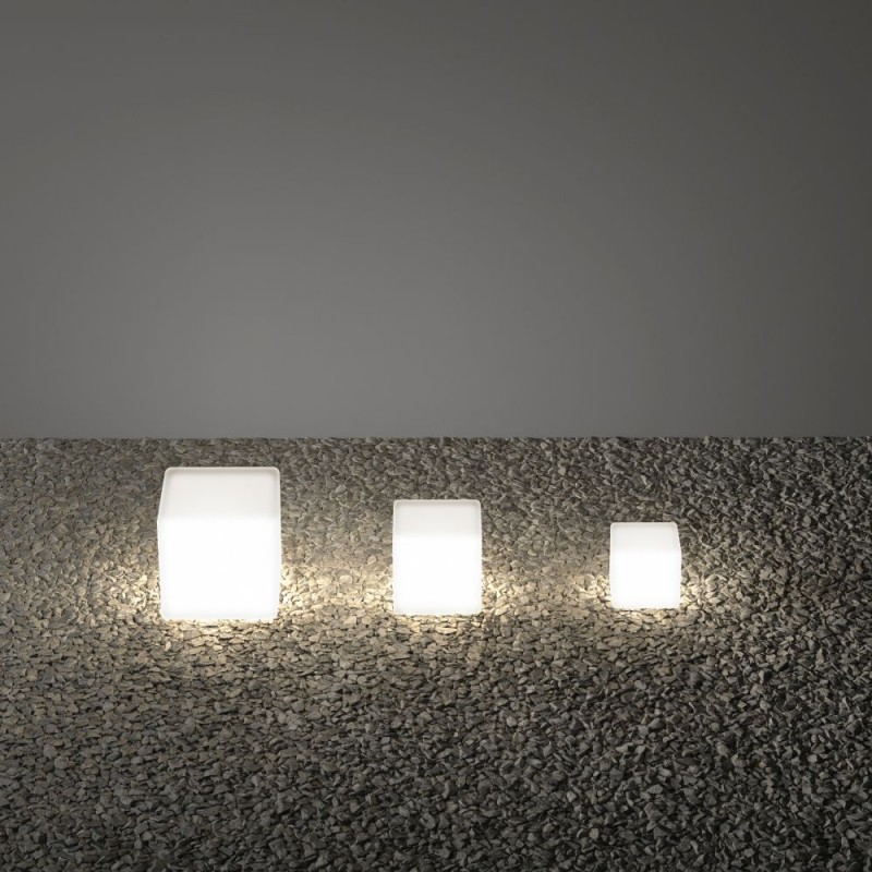 IdealLux-191577 - Luna - IP44 White Post 30 cm