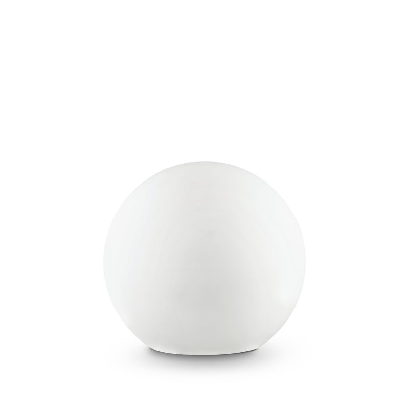 IdealLux-191621 - Sole - Outdoor White Globe Post Ø 40 cm