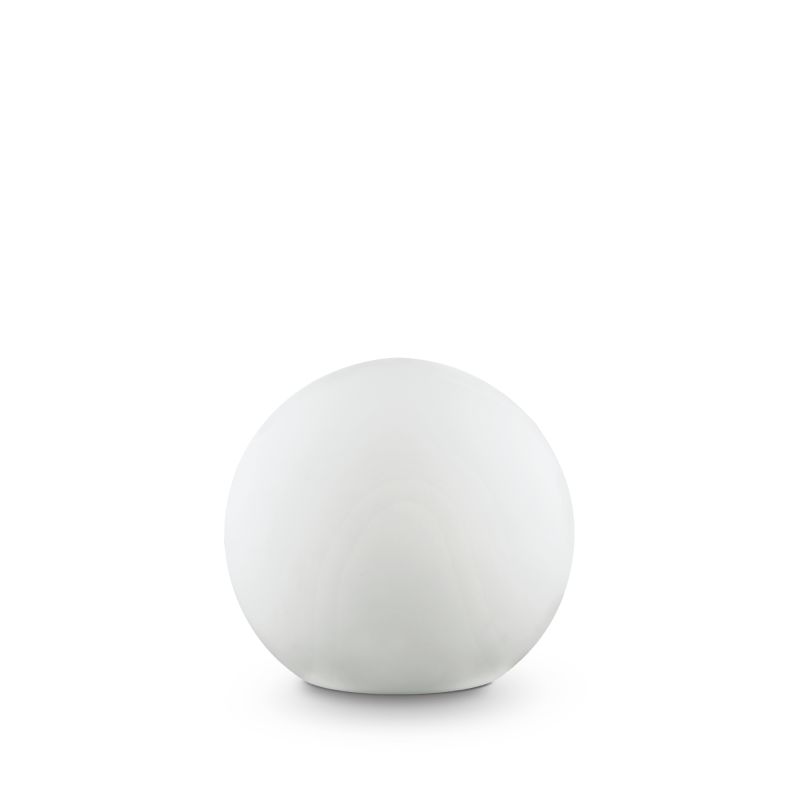 IdealLux-191638 - Sole - Outdoor White Globe Post Ø 30 cm
