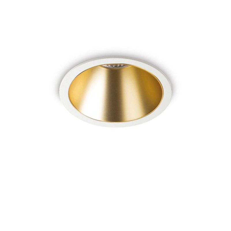 IdealLux-192307 - Game - White & Gold LED Recessed Light ∅ 8.5 cm