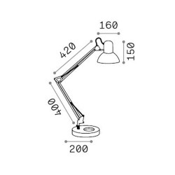 Wally - White Adjustable Table Lamp