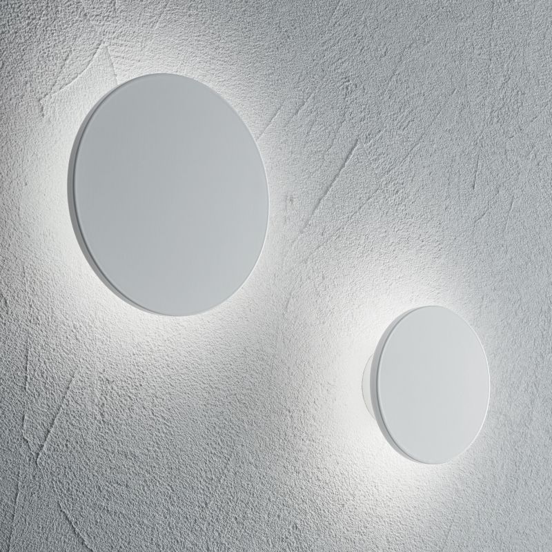 IdealLux-195704 - Cover - LED White Round Wall Lamp 15 cm