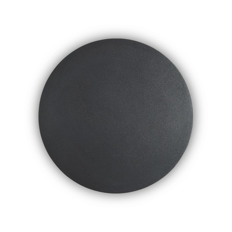 IdealLux-195759 - Cover - LED Black Round Wall Lamp 20 cm