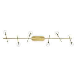 Maracas - Satin Brass 6 Light Ceiling Fitting with Clear Glass Maracas - Satin Brass 6 Light Ceiling Fitting with Clear Glass