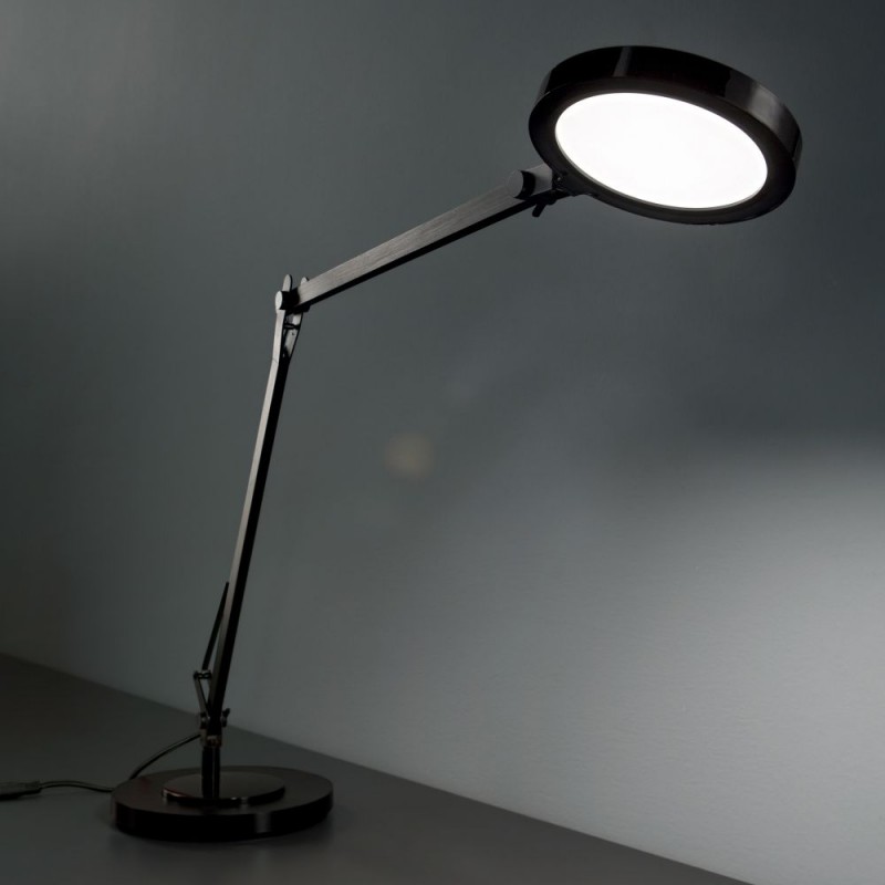 IdealLux-204888 - Futura - Black Desk Lamp 4000K
