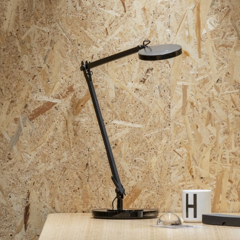 IdealLux-204888 - Futura - Black Desk Lamp 4000K