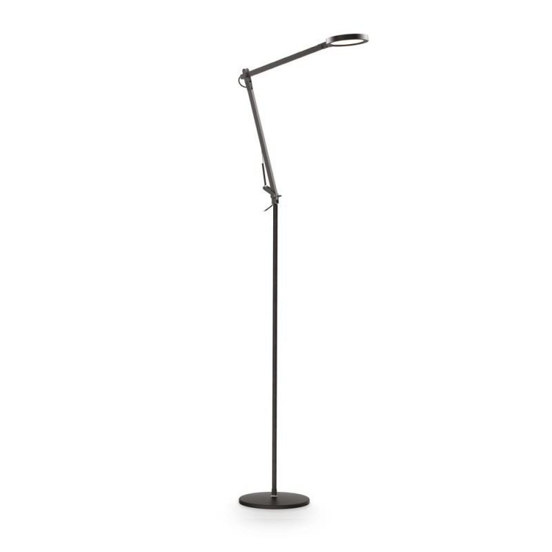 IdealLux-204949 - Futura - Black Floor Lamp 4000K