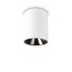 IdealLux-205977 - Nitro - Surface-Mounted White Cylindrical Spotlight Ø 9 cm