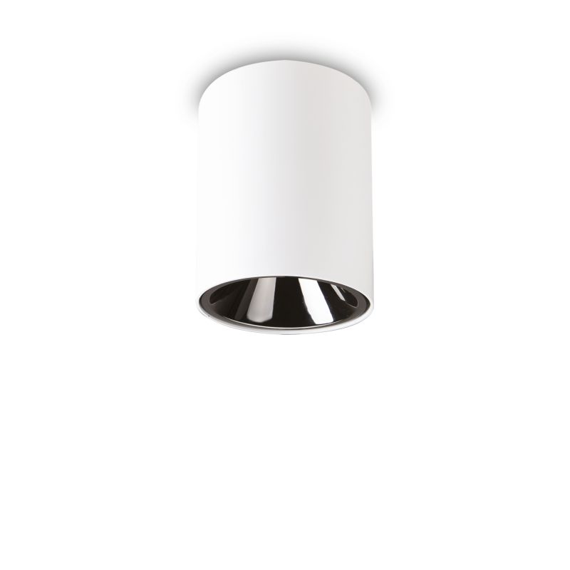 IdealLux-205991 - Nitro - Surface-Mounted White Cylindrical Spotlight Ø 8 cm