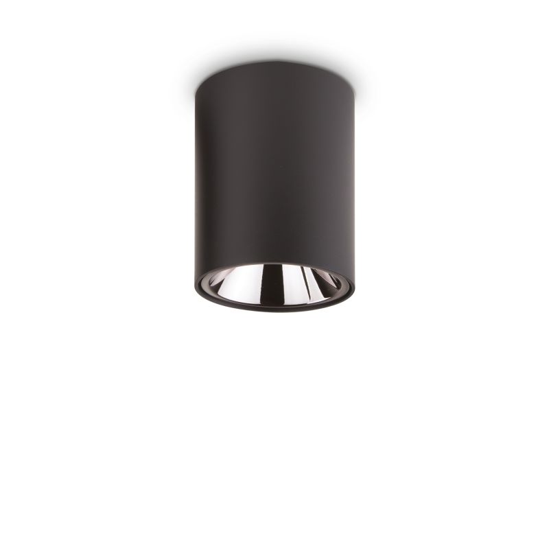 IdealLux-206004 - Nitro - Surface-Mounted Black Cylindrical Spotlight Ø 8 cm
