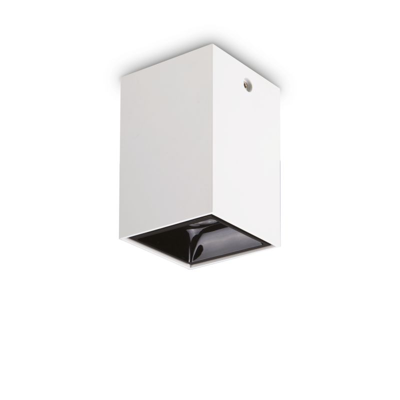 IdealLux-206011 - Nitro - Surface-Mounted White Square Spotlight 7.5 cm