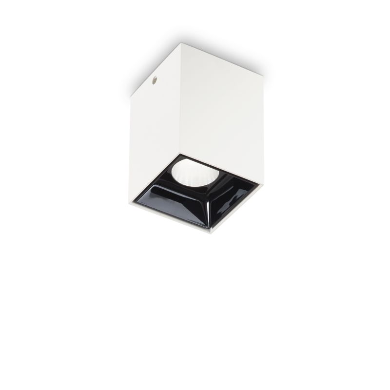 IdealLux-206035 - Nitro - Surface-Mounted White Square Spotlight 5.5 cm