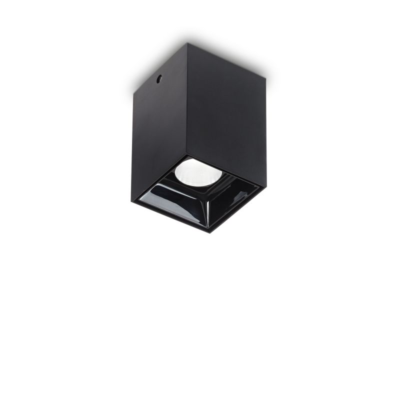 IdealLux-206042 - Nitro - Surface-Mounted Black Square Spotlight 5.5 cm