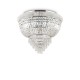 IdealLux-207186 - Dubai - Chrome 6 Light Ceiling Lamp with Crystal