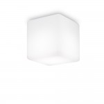 Luna - IP44 White Ceiling Lamp 20 cm