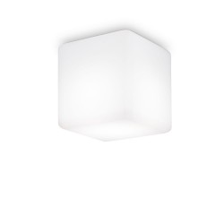 Luna - IP44 White Ceiling Lamp 20 cm