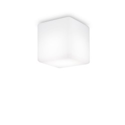 Luna - IP44 White Ceiling Lamp 11 cm