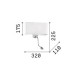 IdealLux-215709 - Hotel - Black Mother & Child LED Wall Lamp with Black Shade