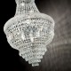 IdealLux-215969 - Dubai - Chrome 10 Light Chandelier with Crystal