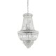 IdealLux-215969 - Dubai - Chrome 10 Light Chandelier with Crystal