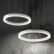 IdealLux-222097 - Oracle - Black LED Pendant Ø 50 cm