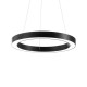 IdealLux-222110 - Oracle - Black LED Pendant Ø 70 cm