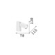IdealLux-229010 - Rudy - Black 1 Light Spotlight