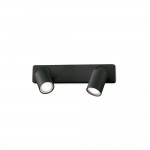 Rudy - Black 2 Light Spotlights