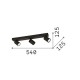 IdealLux-229058 - Rudy - Black 3 Light Spotlights