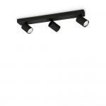Rudy - Black 3 Light Spotlights