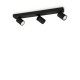 IdealLux-229058 - Rudy - Black 3 Light Spotlights