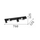 IdealLux-229072 - Rudy - Black 4 Light Spotlights