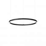 Oracle Slim - Black LED Pendant Ø 50 cm