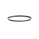 IdealLux-229492 - Oracle Slim - Black LED Pendant Ø 50 cm